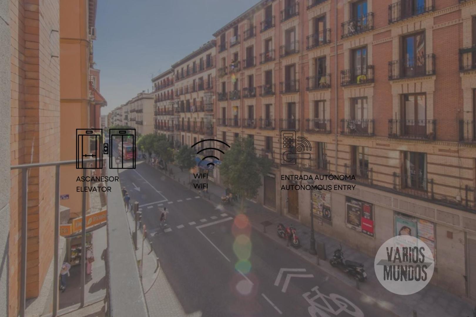 New Apt Para 7Pax En El Corazon De Madrid-Centro Eksteriør billede